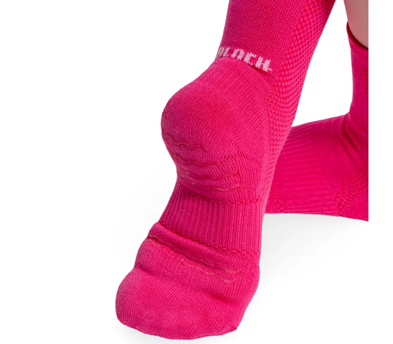 Bloch Blochsox, tánczokni gyerekeknek - Dögös rózsaszín / Hot pink