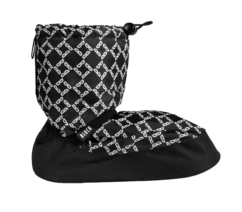 Bloch crazy printed booties, melegítő cipő - Fekete diamond Bloch