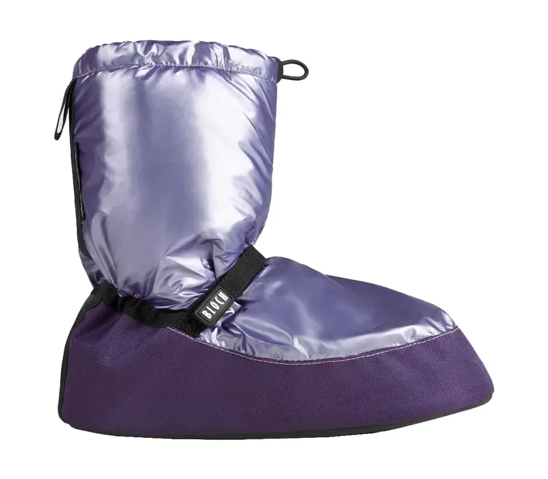 Bloch metalic bootie, női mamusz - Lila purple metallic Bloch