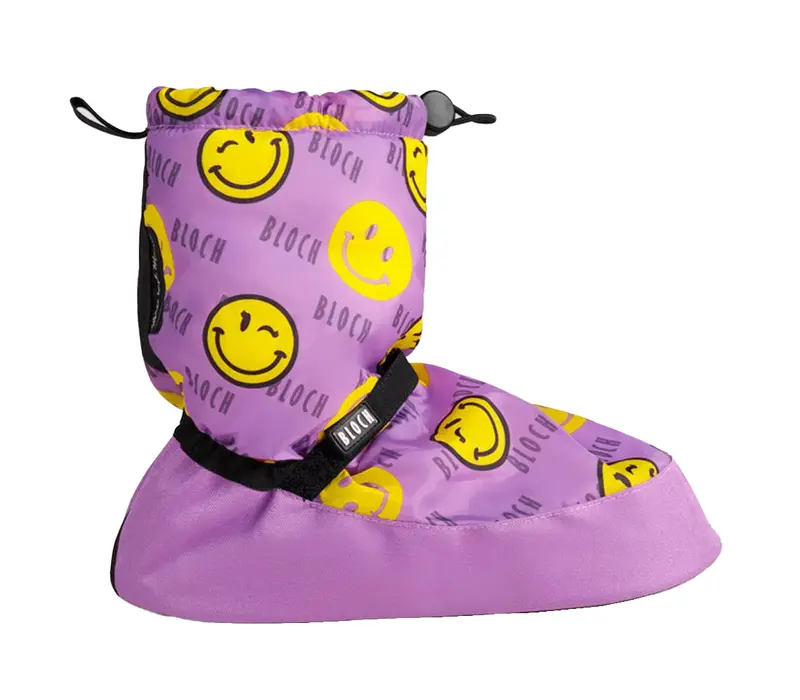 Bloch crazy printed booties, melegítő cipő - Smiley Print Bloch