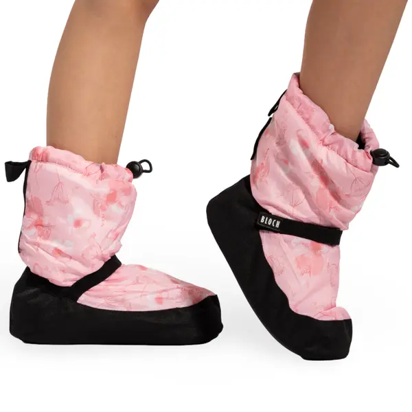 Bloch Booties, Flower Print Edition, melegítőcipők gyerekeknek