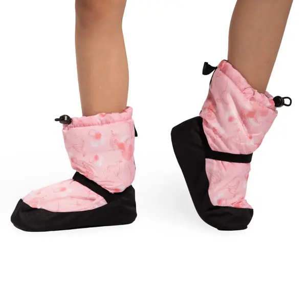 Bloch Booties, Flower Print Edition, melegítőcipők gyerekeknek