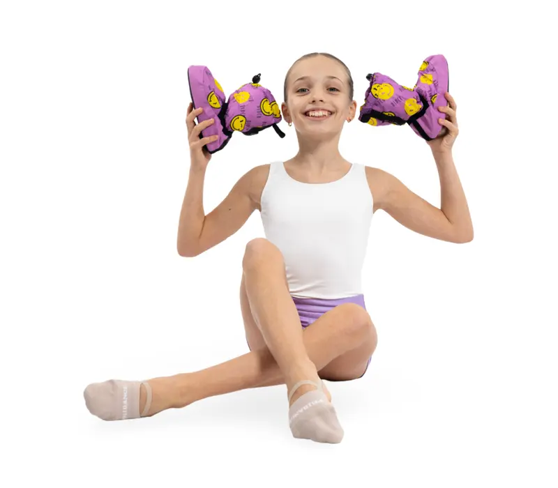 Bloch crazy booties, melegítő cipő gyerekeknek - Smiley Print Bloch