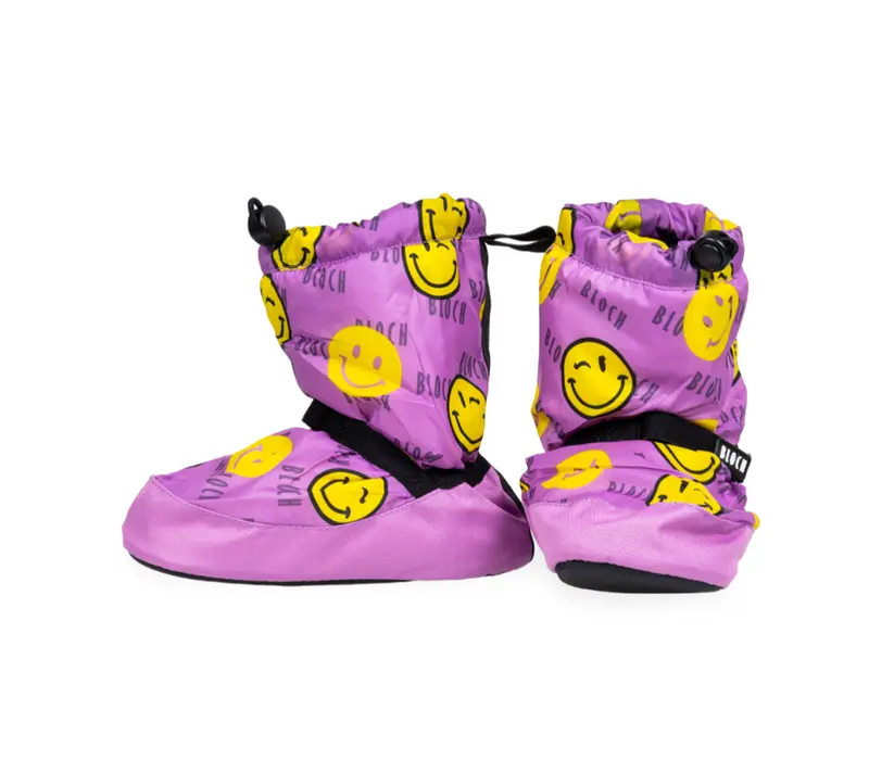 Bloch crazy booties, melegítő cipő gyerekeknek - Smiley Print Bloch