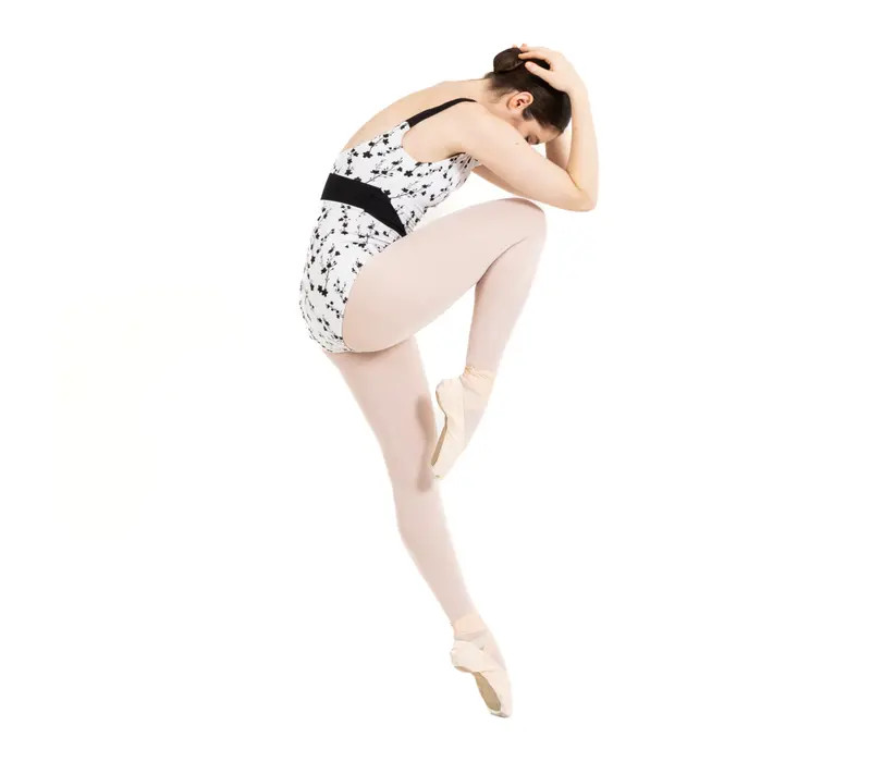 Capezio C'est La Vie Fleur Leotard női ruha széles vállpánttal - Cascading Florals Capezio