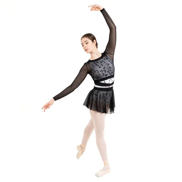 Capezio C'est La Vie Fleur Leotard női ruha széles vállpánttal