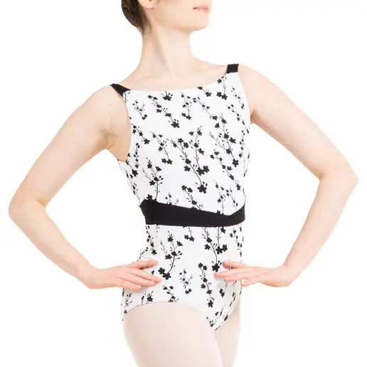 Capezio C'est La Vie Fleur Leotard női ruha széles vállpánttal