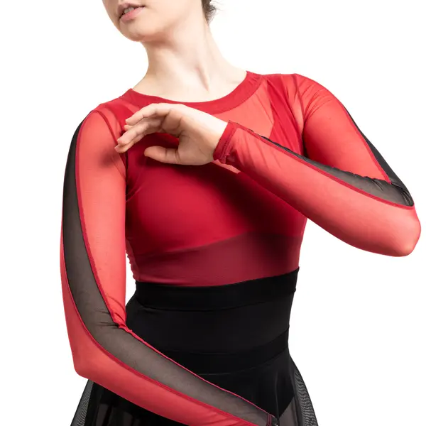 Capezio C'est La Vie Joyeux mesh cover up női top