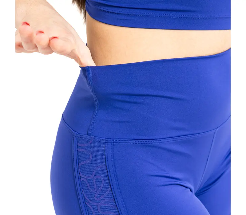 Capezio Bella Notte Vita Side Panel Short, női rövidnadrág - Spektrum Kék