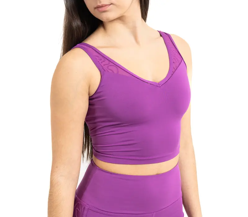 Capezio Bella Notte Dolce Tank, női top - Jácint ibolya