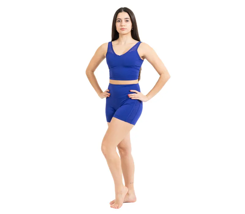 Capezio Bella Notte Dolce Tank, női top - Spektrum Kék