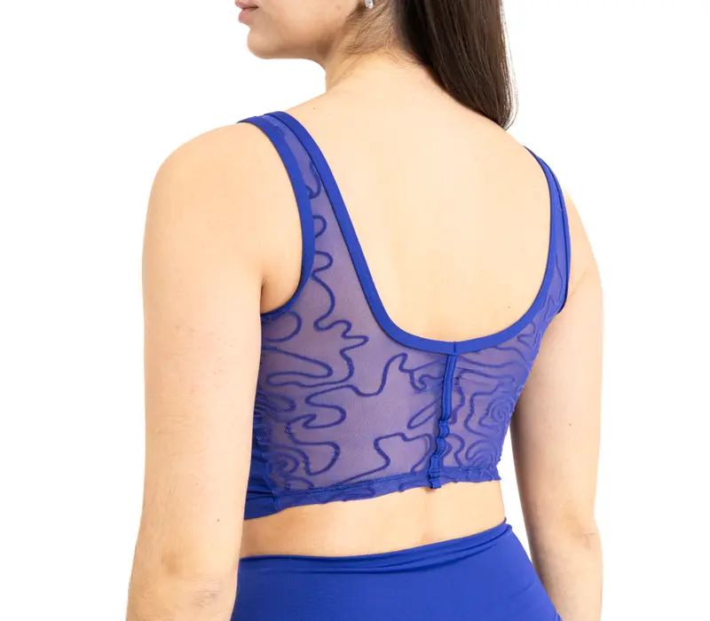 Capezio Bella Notte Dolce Tank, női top - Spektrum Kék