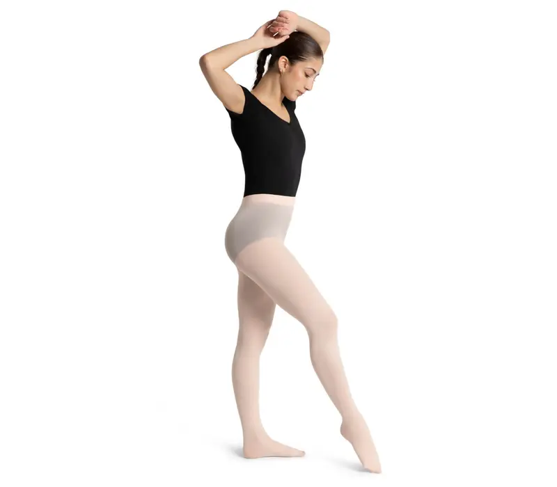 Capezio ultra soft tight self knit, teljes lábú női harisnyanadrág - Balett rózsaszín Capezio