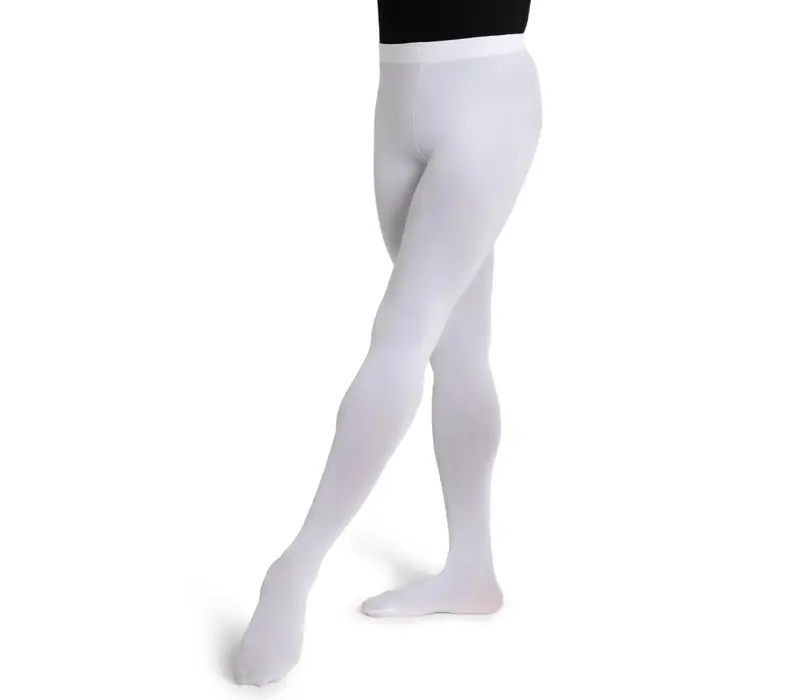 Capezio ultra soft tight self knit, teljes lábú női harisnyanadrág - Fehér