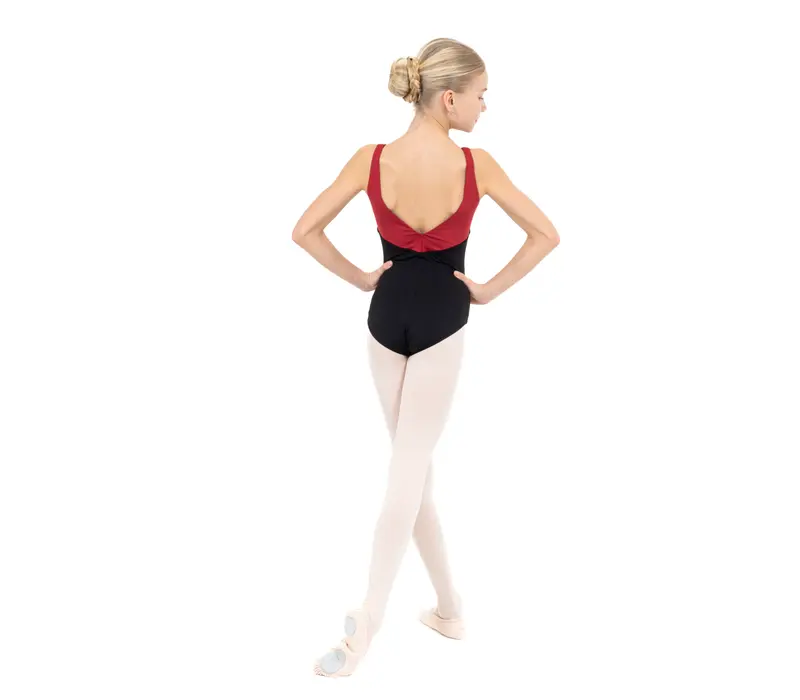 Capezio C'est La Vie Étoile Leotard lányos ruha szélesebb vállpánttal - Skarlátvörös Capezio