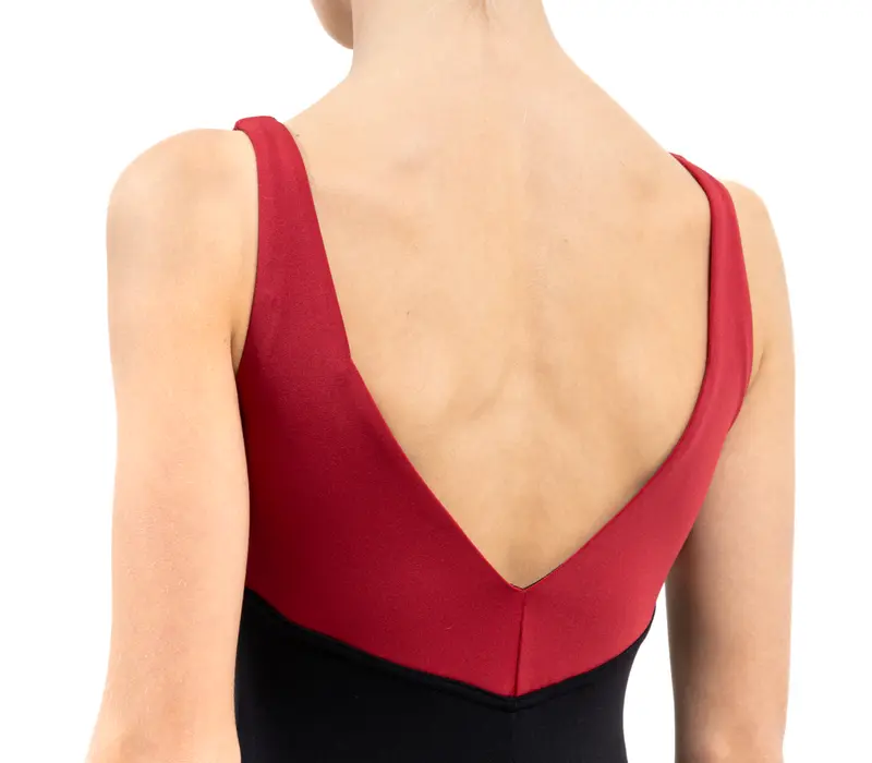 Capezio C'est La Vie Étoile Leotard lányos ruha szélesebb vállpánttal - Skarlátvörös Capezio