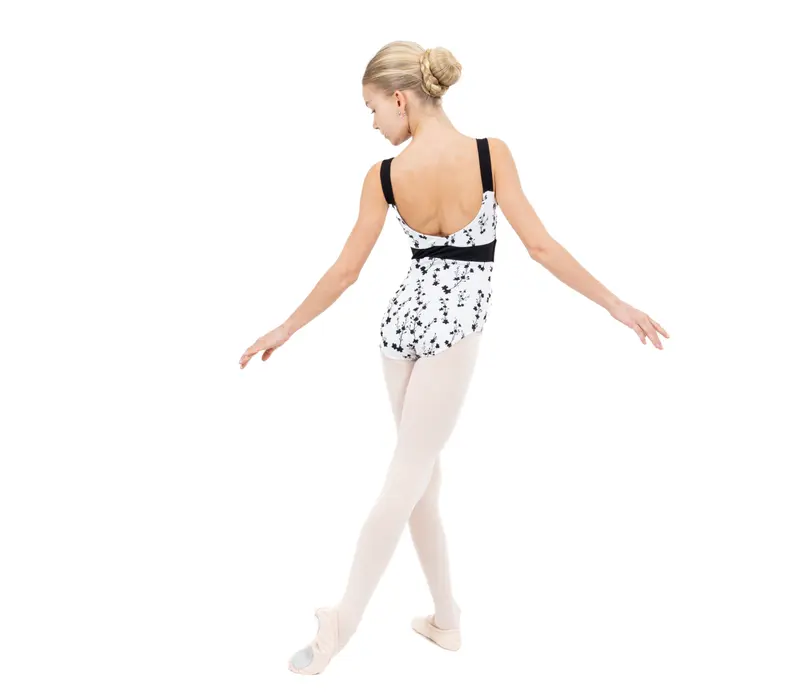 Capezio C'est La Vie Fleur Leotard, lányos ruha szélesebb vállpánttal - Cascading Florals Capezio