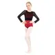 Capezio C'est La Vie Joyeux mesh cover up lányos top - Fekete