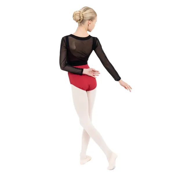 Capezio C'est La Vie Joyeux mesh cover up lányos top