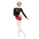 Capezio C'est La Vie Joyeux mesh cover up lányos top - Fekete