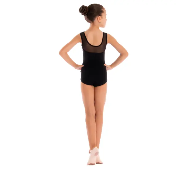 Capezio Star Mars Mesh back leotard, vastag pántokkal ellátott gyerek dressz