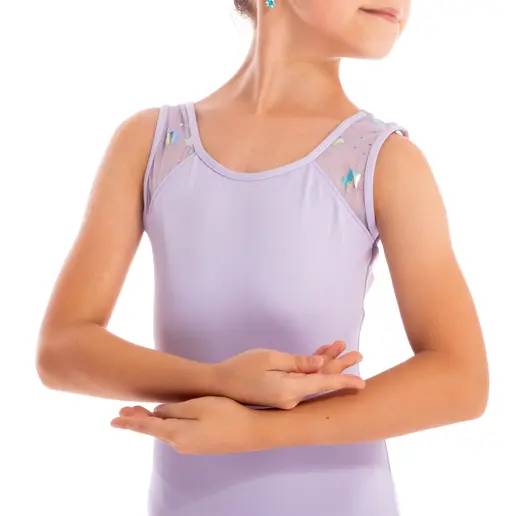 Capezio Star Mars Mesh back leotard, vastag pántokkal ellátott gyerek dressz