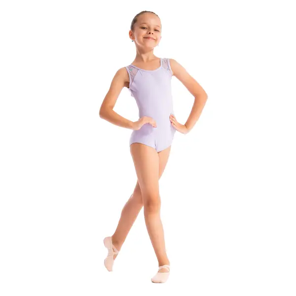 Capezio Star Mars Mesh back leotard, vastag pántokkal ellátott gyerek dressz