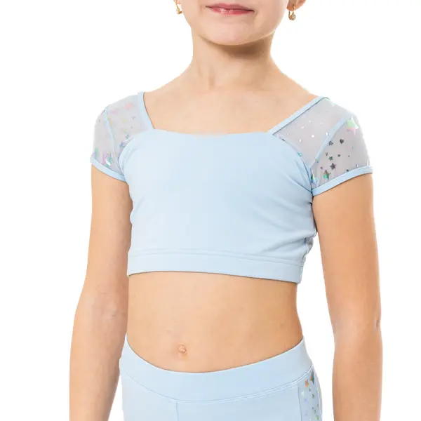 Capezio Star Cosmic Bra Top, crop top lányoknak