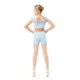 Capezio Foldover Boyshort, short gyerekeknek - Világoskék Capezio