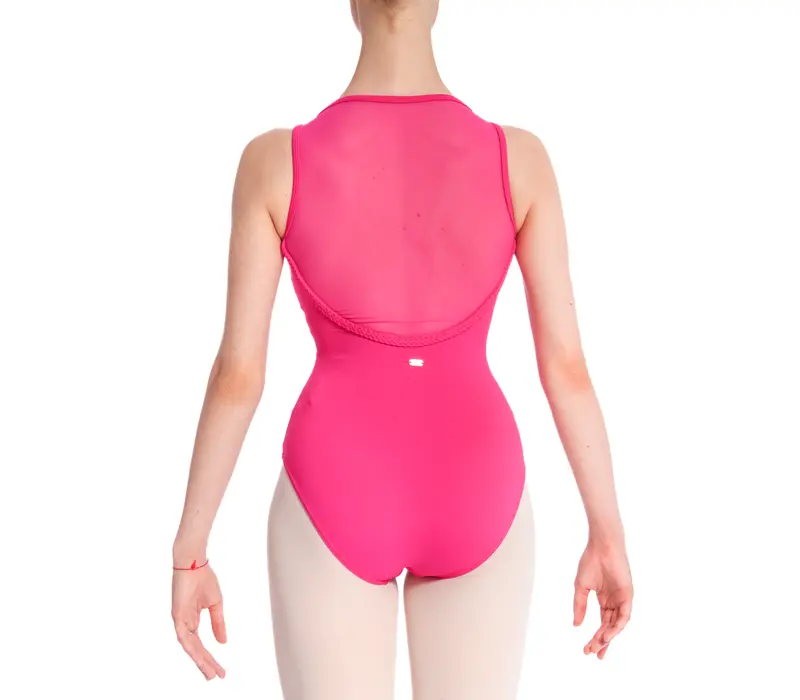 Mirella Miami boat neck tank, vastag vállú női dressz  - Fuchsia