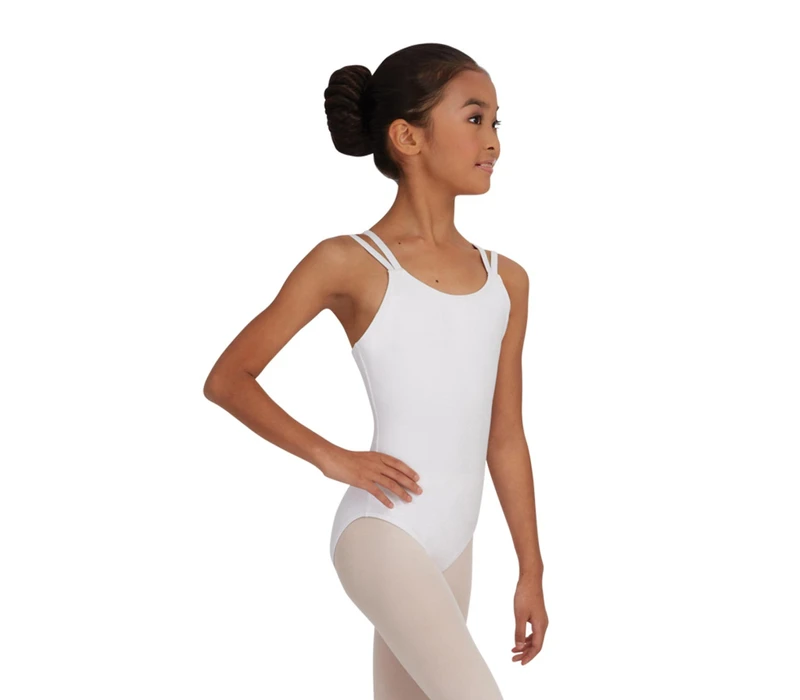 Capezio dupla spagetti pántos dressz CC123, ballet dressz - Bordó Capezio